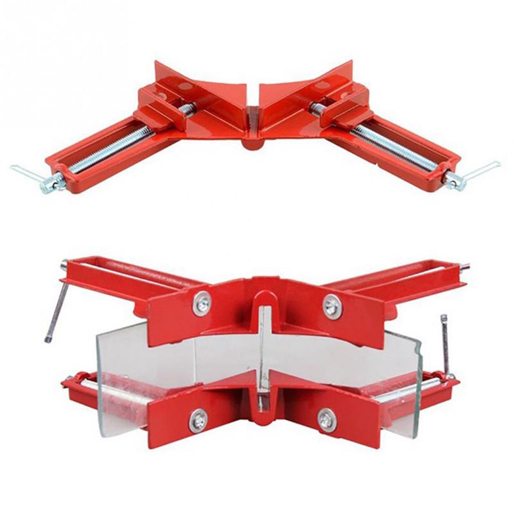 Rugged 90 Angle Clip DIY Corner Clamps Frame Fish Tank Fixed Clip Zinc Aluminium Alloy Corner Clamp Woodworking Hand Tool Red Rugged 90 Angle Clip DIY Corner Clamps Frame Fish Tank Fixed Clip Zinc Aluminium Alloy Corner Clamp Woodworking Hand Tool Red