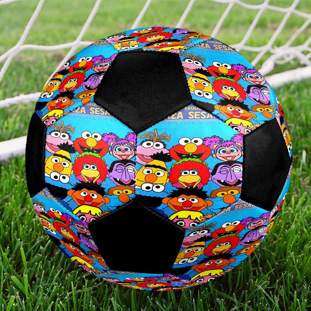 Sesame Street Theme Size 5 Soccer Ball, Suitable for Both Indoor and Outdoor Matches, a Gift Suitable for Everyone.
