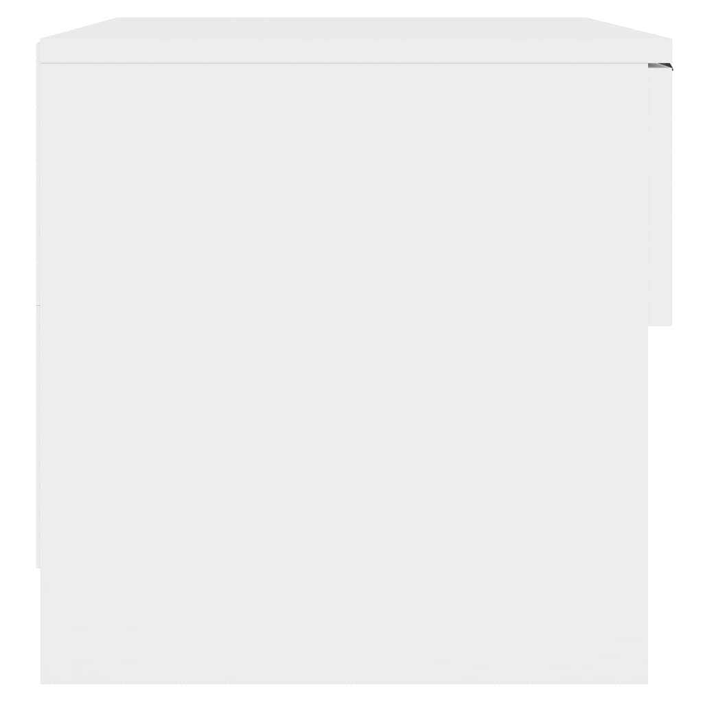 Nightstands 2 pcs. White Particleboard