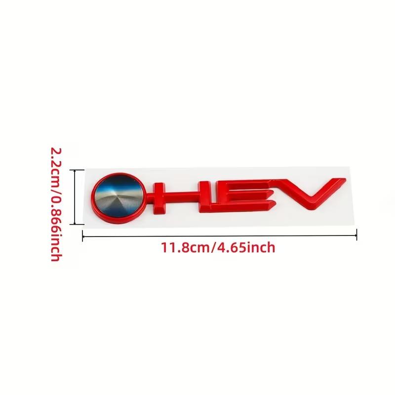 1 Stück 3D Metall HEV Logo Auto Kofferraum Emblem Plakette Aufkleber für C-amry H-ighlander G-ranvia S-ienna A-valon Zubehör