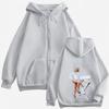 Singer Sabrina Carpenter Merch Zipper Hoodies Fashion Aesthetic Zip Up Pullovers Men's Women's Casual Long Sleeve Sweatshirts