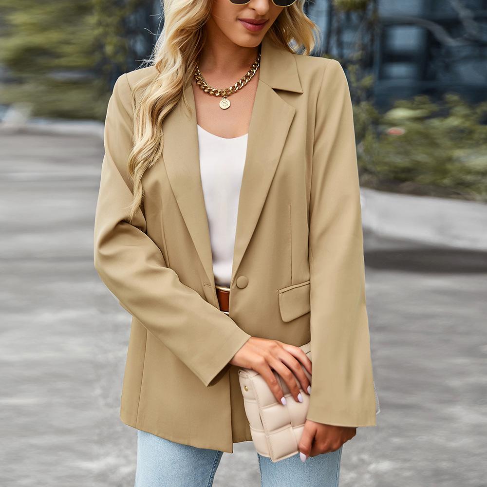Women's Winter 2025 Short-Sleeve Casual Blazer: Versatile Professional Outerwear
