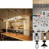 Creative Retro Industrial Edison Pendant Light Adjustable Iron Cage Led Fixture