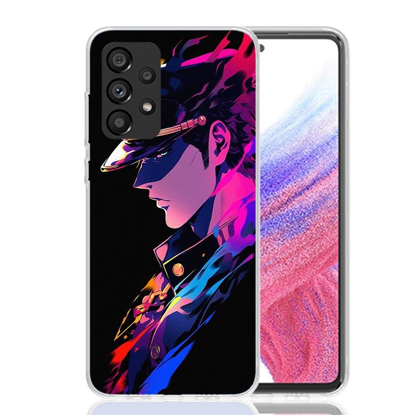 JoJo's Bizarre Adventure Kujo Jotaro Phone Case for Samsung Galaxy A52 A51 A50S A12 A22 A32 A72 A10S A30S A31 A71 Note 20 Ultra