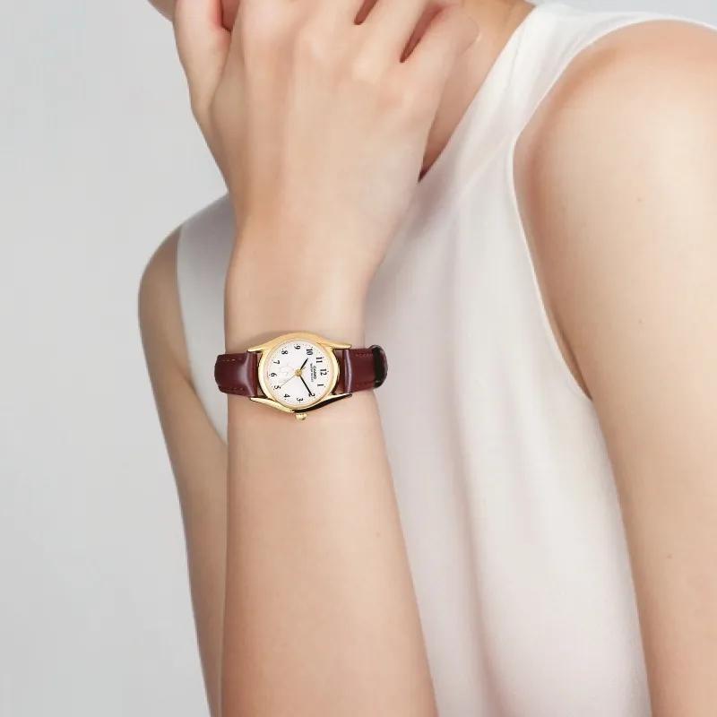 CASIO Women's Standard Series White Watch LTP-1094Q-7B6 (Unisex) Japanese Korean Watches LTP 1094Q 7B6