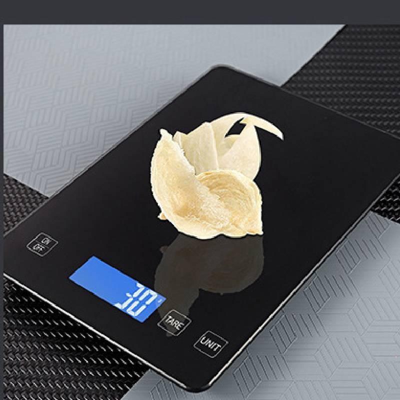 Modern Usb Glass Food Scale With High Accuracy Measurement For Home Baking And Cooking Needs