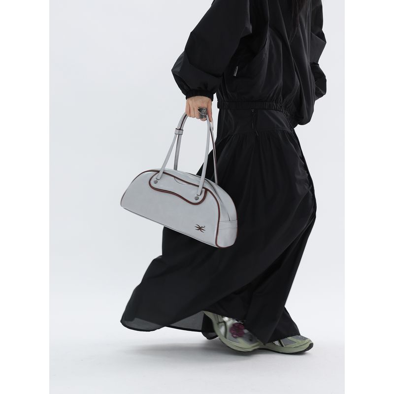 

Myfuzzykon Original Design Sports Sense Retro One-Shoulder Portable Bowling Bag Gray/Plaid