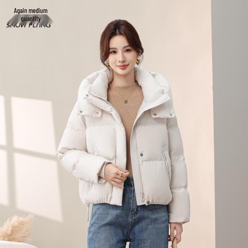 

SNOWFLYING Women s Hooded Loose Fit Down Jacket L