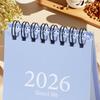 2026 Morandi Color Mini Desk Calendar, Desktop Planning Calendar Memo Message Small Ornament