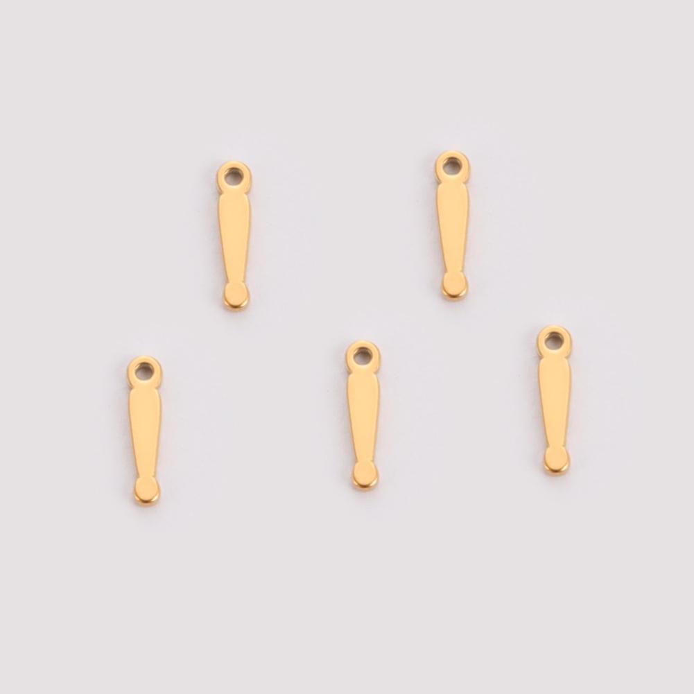 Teamer Stainless Steel Charms DIY Jewelry Making Question Mark At Dollar Sign Mini Charms Bracelet Necklace Handmade Accessories