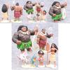 Captivating Moana 6 Pcs Action Figures Dolls Ideal For Playtime And Decoration