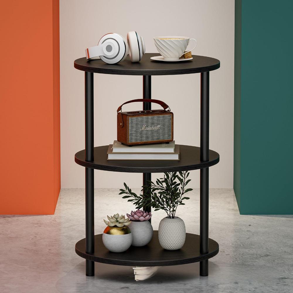 Round Edge Multi-layer Bedside and Living Room Storage Table