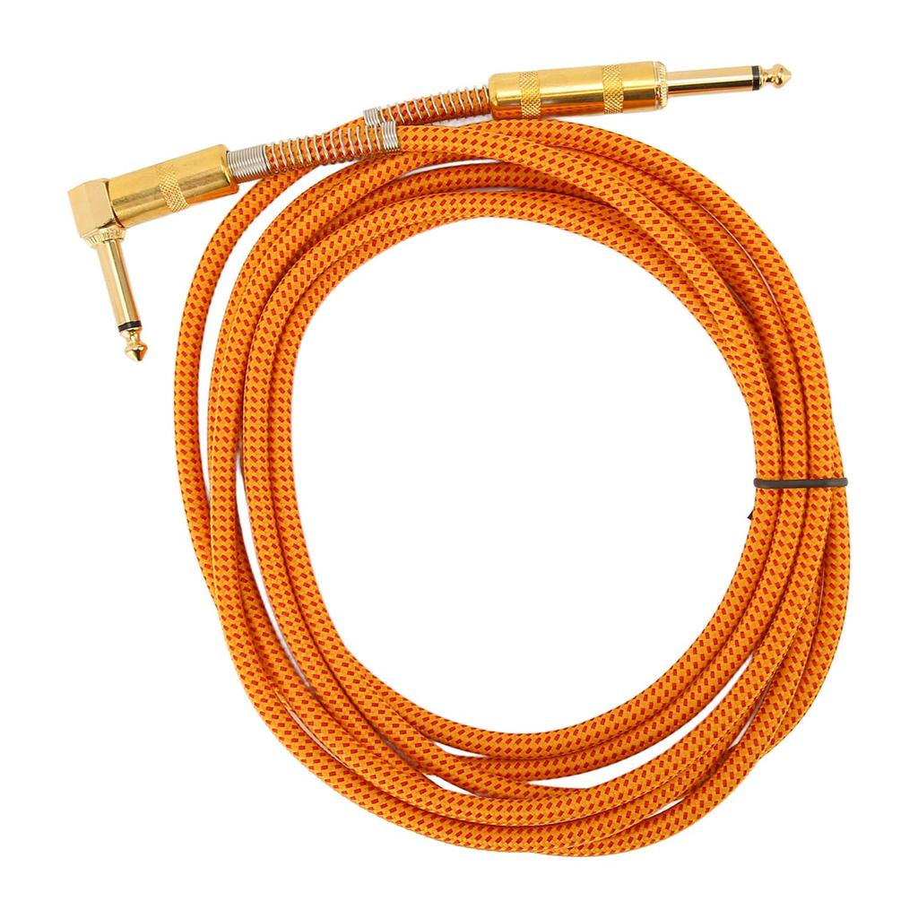 1 4 Inch Instrument Cable Straight 6.35mm Male Jack Stereo Sound Guitar Cable Bass AMP Cord for Electric Guitar Bass