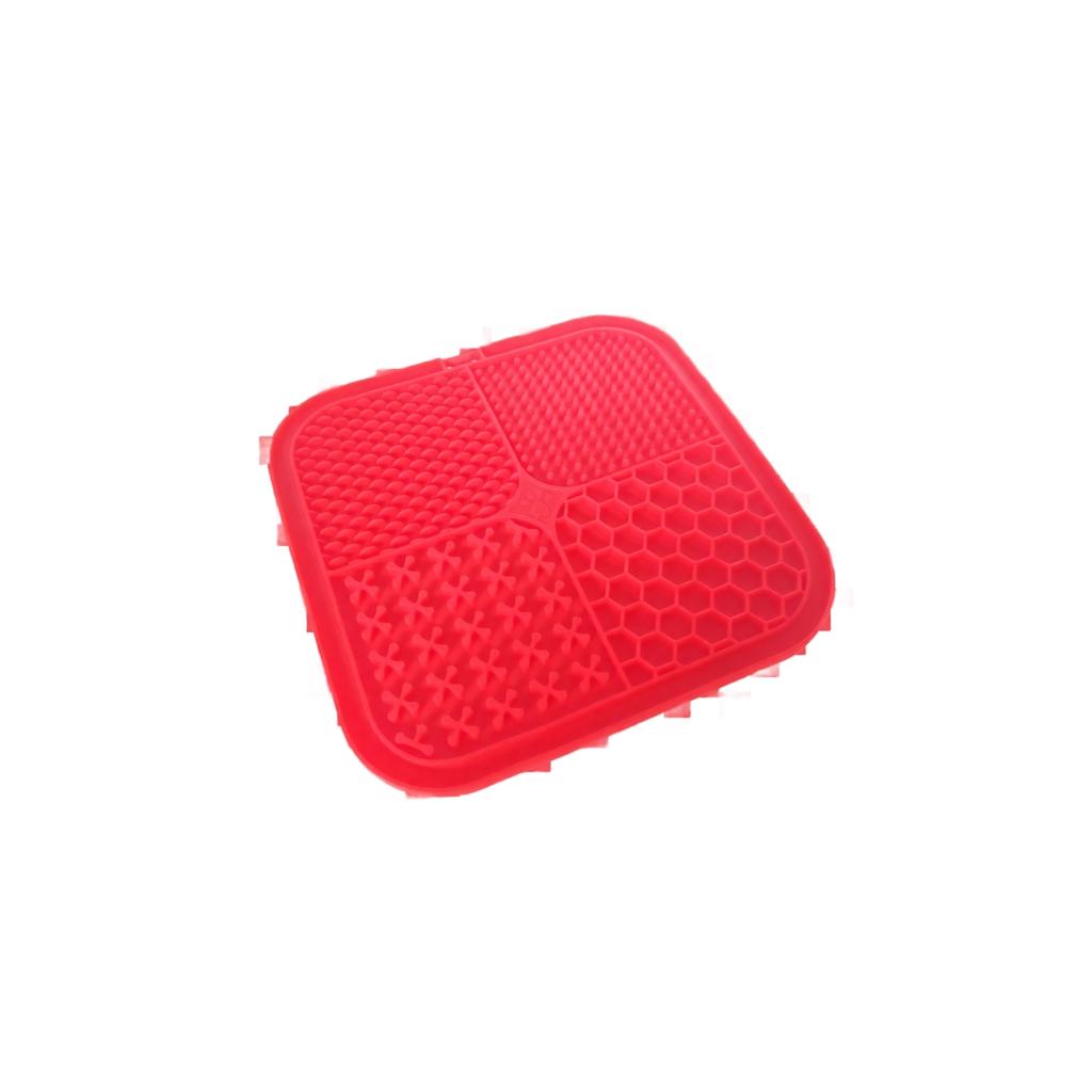 Pet Slow Feeder Mat Dog Feeding Mat Silicone Slow Eating Bowl Mat with Suction Cup Non Slip Slow Food Placemat for Dogs and Cats