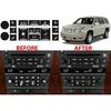 AC & Radio Repair Stickers for 2007-2014 Cadillac Escalade EXT ESV, Climate Control and Multimedia Button Repair Decal Stickers