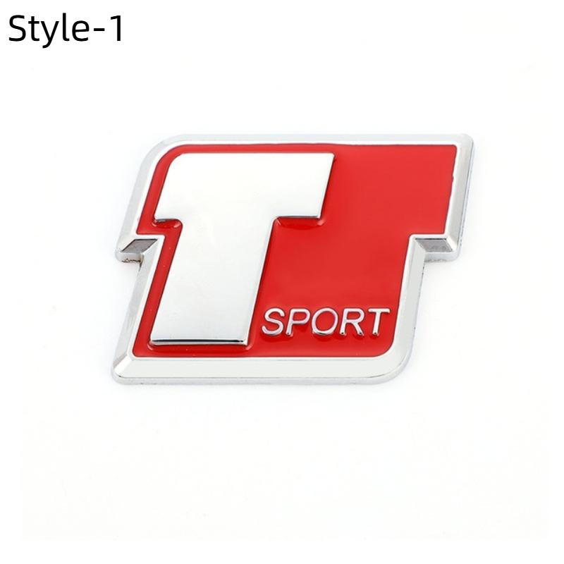 

Наклейка на автомобиль T Sport Наклейки Эмблема Значок Задний багажник Наклейки для RAV-4 Coroll-a Pra-do Tundr-a Highland-er Hiace Venza C-amry Sticker-1