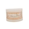 Single Hip Hop Teeth Grillz Fashion Rhinestones Gold Silver Color Removable Grills Dental Mouth Punk Teeth Caps Jewelry Gift