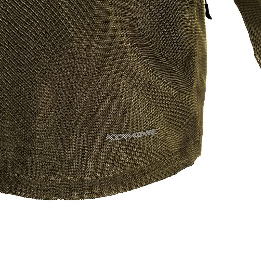 KOMINE JK-1143 Protective Mesh Parka Jacket, 07-1143, Women's, Silver Camo WM