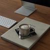 175ml Bürotassen Teetassen-Set Nordisches Design aus Metall Kaffeetassen Minimalistisches Kaffeeset
