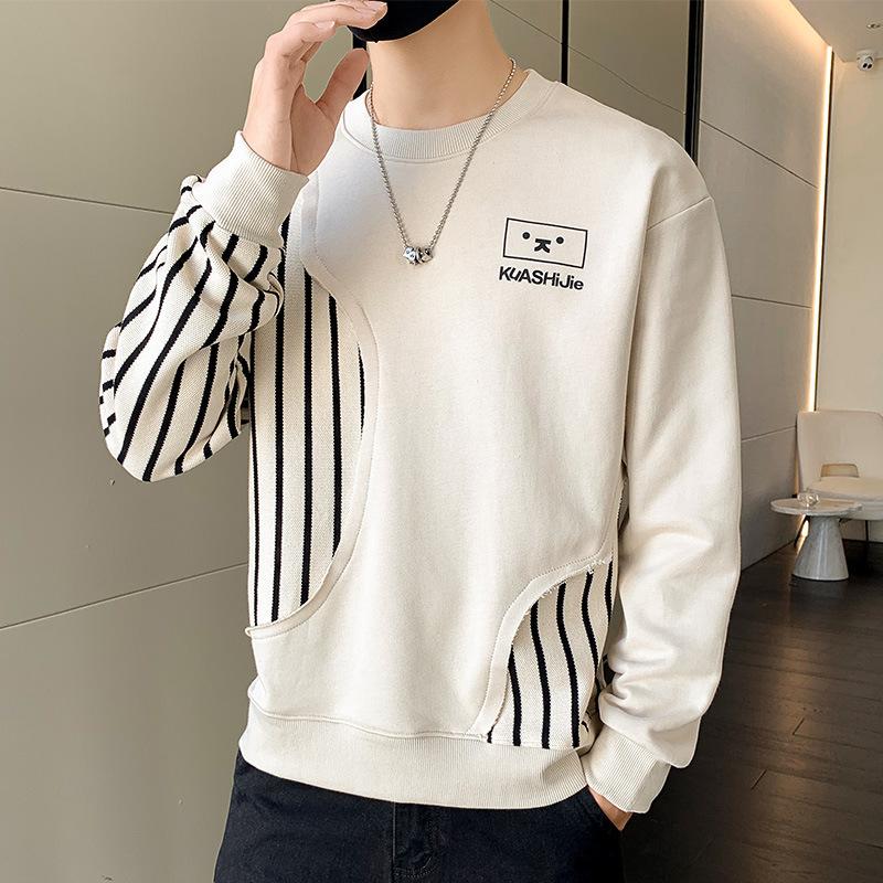 New Spring Sweatshirts for Men In Spring and Autumn Trendy Loose Autumn Outfits with Outerwear for Students