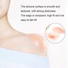 2PC Ladies Clothing Silicone Shoulder Pads, Non- Shoulders, , Breathable, Reusable 2 Pairs, Transparent And Skin Tone