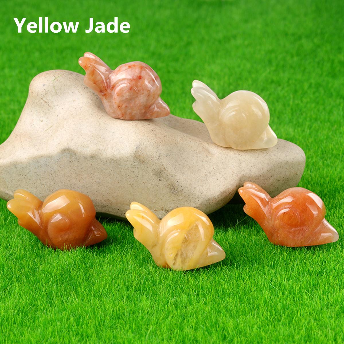 

1 шт. Камень Маленький Орнамент Натуральный Камень Резной Улитка Украшение Для Дома 24-28 мм 24-28mm