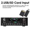110V 220V 3000W AV Amp Speaker with Remote Control Support FM USB SD Cards 7 Channel bluetooth Audio Power Amplifier