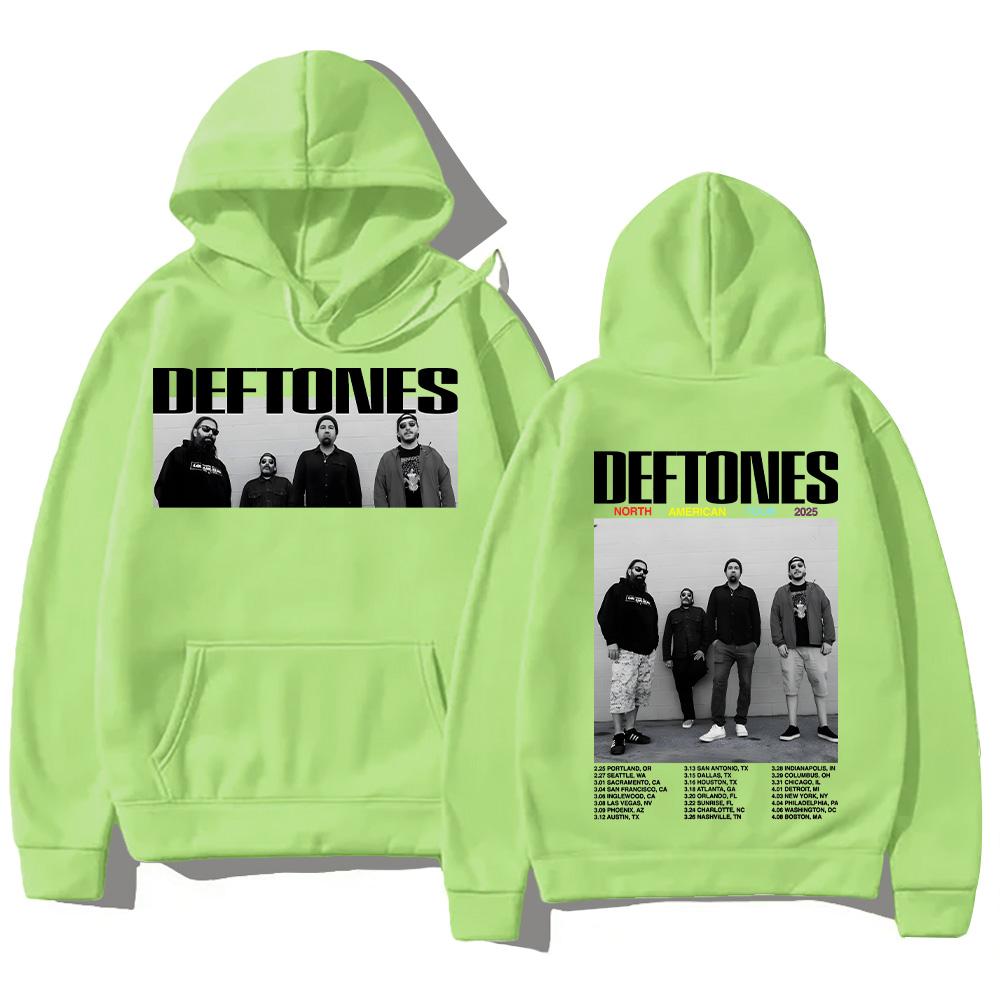 Deftones Tour 2026Hoodies Deftones New Creative Aesthetic Sweatshirts Retro Loose-fit Clothing Fall Unisex Streetwear Pullover Valentines Graphic Tops