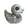 1/2Pcs Halloween Skeleton Duck Statue Waterproof UV Resistant Indoor Outdoor Festival Scene Decoration Creepy Mini Figurine