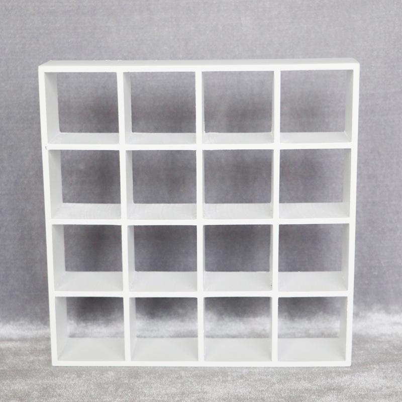 

1:12 Мини-мебель для кукольного домика своими руками 16-сеточная витрина белый