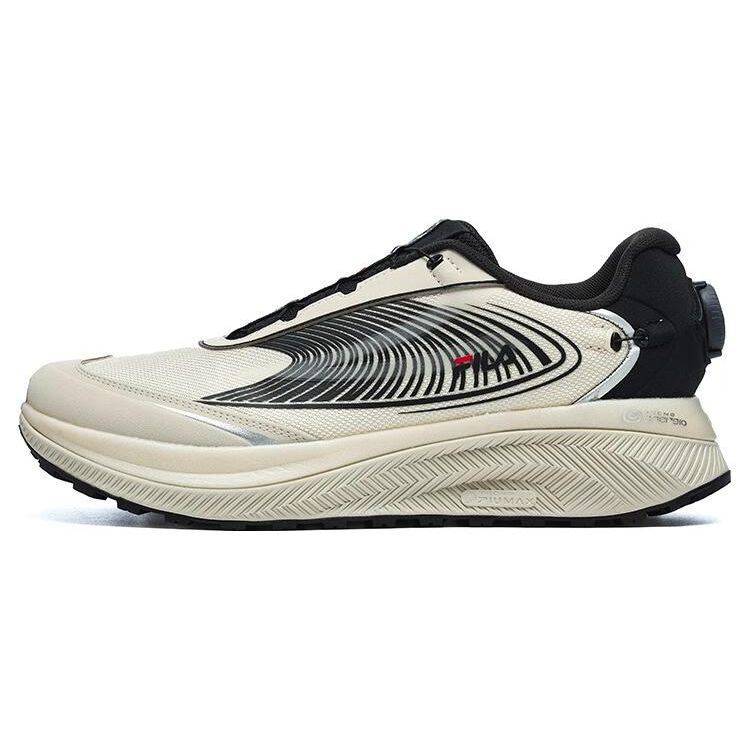 FILA Boa Wolf Winter Outdoor Sports Comfortable Fabric Synthetic Leather Low-Top Trail Running Shoes Men sneaker Dove-Yellow A12M241216FTD