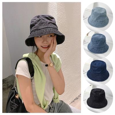 Outdoor Beach Cap Women Men Fisherman Hat Sunbonnet Suede Panama Hat Cotton Bucket Hats