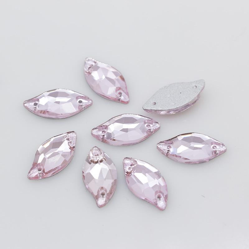 28-Piece Set: 10x20 Flat Bottom Hand-Sewn Crystal Mermaid Dress Drills for DIY Wedding & Evening Dress Decoration