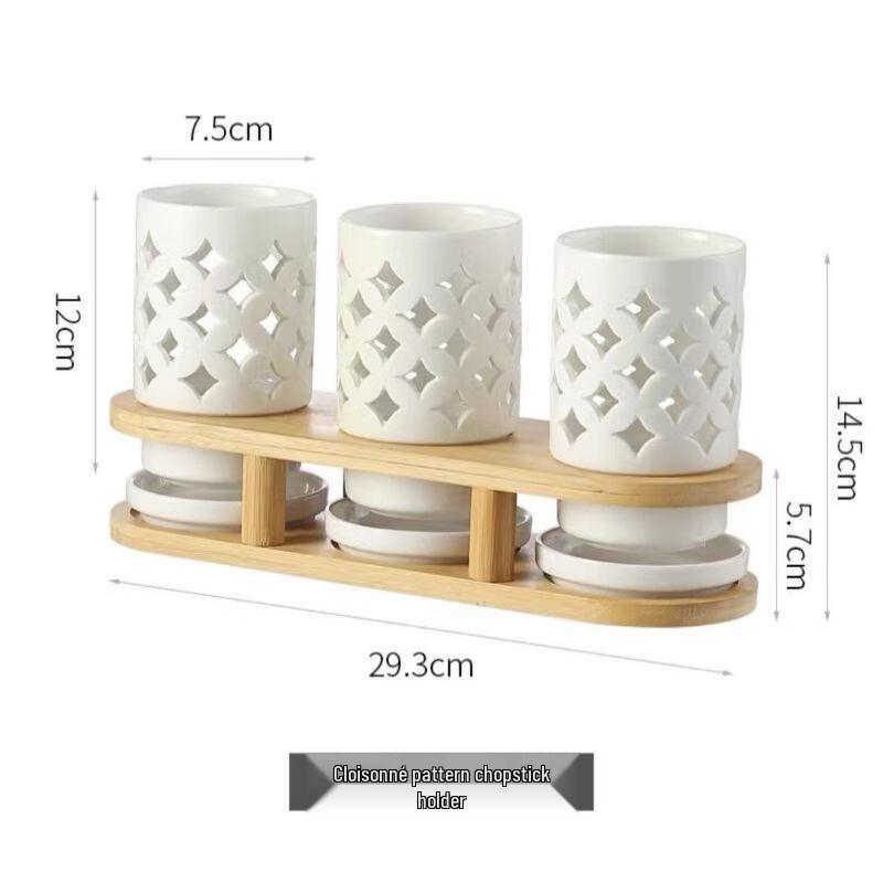 

Qianxing Ceramic Utensil Holder and Drainer Set