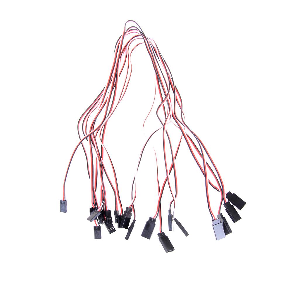 10 Stück 50cm Servo-Verlängerungskabel Kabel Anschlusskabel Jr 50cm 26AWG