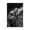Mike Tyson Boxing Wall Art Poster Black and White Fighting Sport Print Bodybuilding Canvas Painting Motivational Gym Room Decor