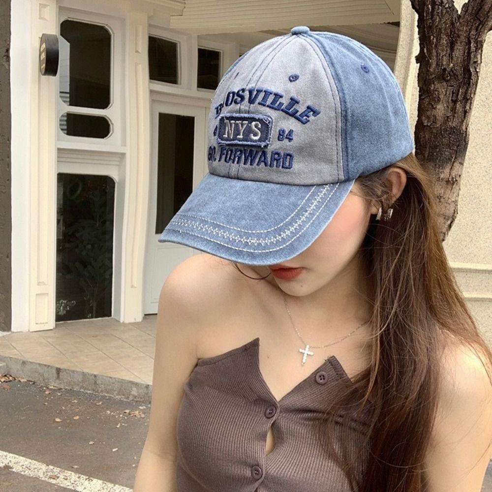 Embroidery Sunscreen Baseball Hat Sunscreen Men's Sports Cap Summer Women Baseball Cap  Unisex