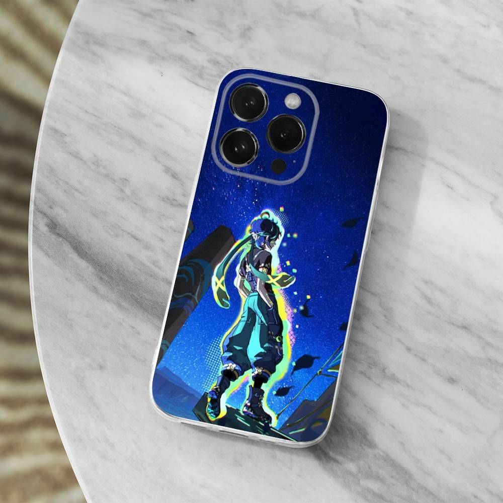 

Game Genshin Impact K-Kinich Phone Case For iPhone Max,Plus,11,14,13,XR,SE,12,15,Pro,17,16,X,XS,Mini Transparent Soft Cover iPhone15Plus
