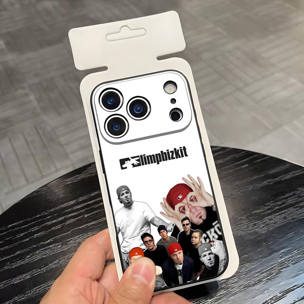 Rock Band L-Limp Bizkit Phone Case For IPhone 17 Air 16 E Pro Max 15 14 13 Mini 12 Pro 11 Max Plus Black Soft Shell