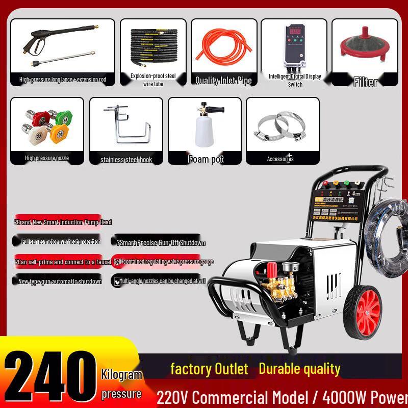 Black Cat Duke Industrial High-Pressure Washer CN plug (adapter included)