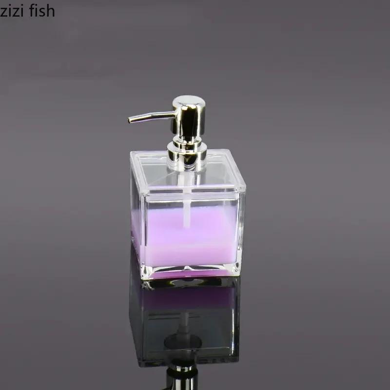 Acrylic Transparent Lotion Bottle Bathroom Accessories Hand Sanitizer Bottle Soap Box Mouthwash Cup Toothbrush Cup Home Products