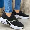 Plus Size 35-43 Shoes for Women Sneakers Slip on Comfortable Ladies Vulcanize Shoes Wedge Platform Round Head Ladies Shoes