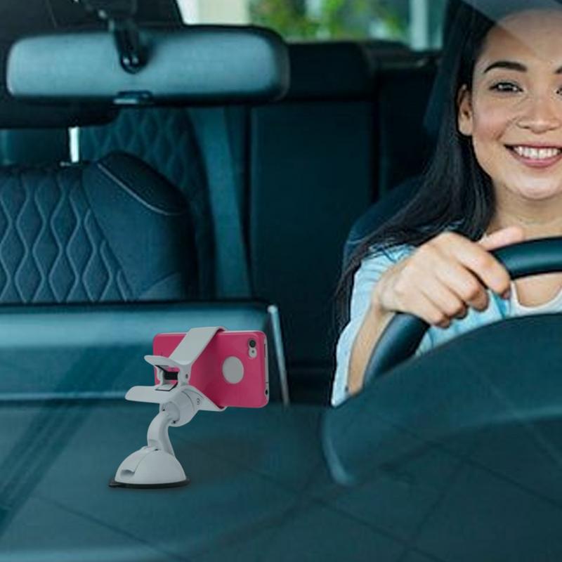 Uniwersalny klips do telefonu na szybę samochodową, automatyczny uchwyt na telefon z przyssawką, uchwyt na telefon na deskę rozdzielczą samochodu, obrót o 360 stopni, uchwyt GPS