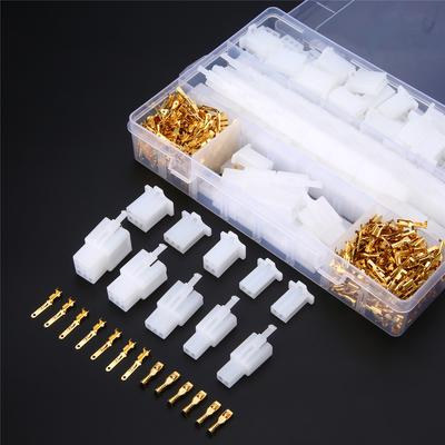 580Pcs Male Female Terminal + 2/3/4/6/9 Pin Housing Connector for Car Motorcycle