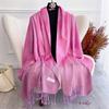 Luxury Brand Autumn Cashmere Pashmina Shawl Lady Wrap Warm Winter Scarves Design Print Female Foulard Hijab Stoles Scarf
