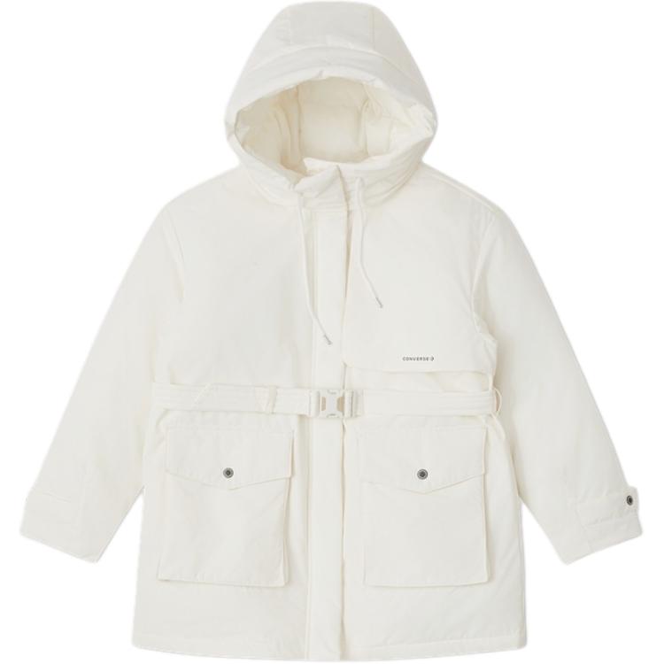 

New Converse Down Jacket Women s White 10026923-A01 XL