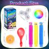 Highttoy Light Up Sensory Toys, Sensory Toys for Autism, 7PCS Light Up Toys, Sensory lights, Gifts for 4 5 6 7 8 Year Old Kids, Party Favors Stress R