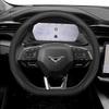 Kaiyi Kunlun New Energy Napa Leather Steering Wheel Cover: Anti-Slip, No Sewing, All-Season.