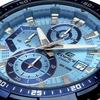 Used EDIFICE Watch CASIO Chronograph Blue Overseas Model EFR-539DE-2AV [Parallel Import]