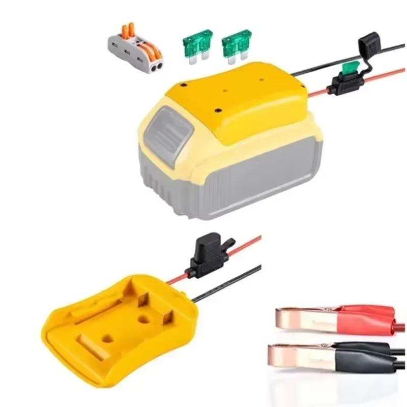 Portable Automotive Battery Jump Starter Adapter for 18V 20V Battery Emergency Vehicle  Support